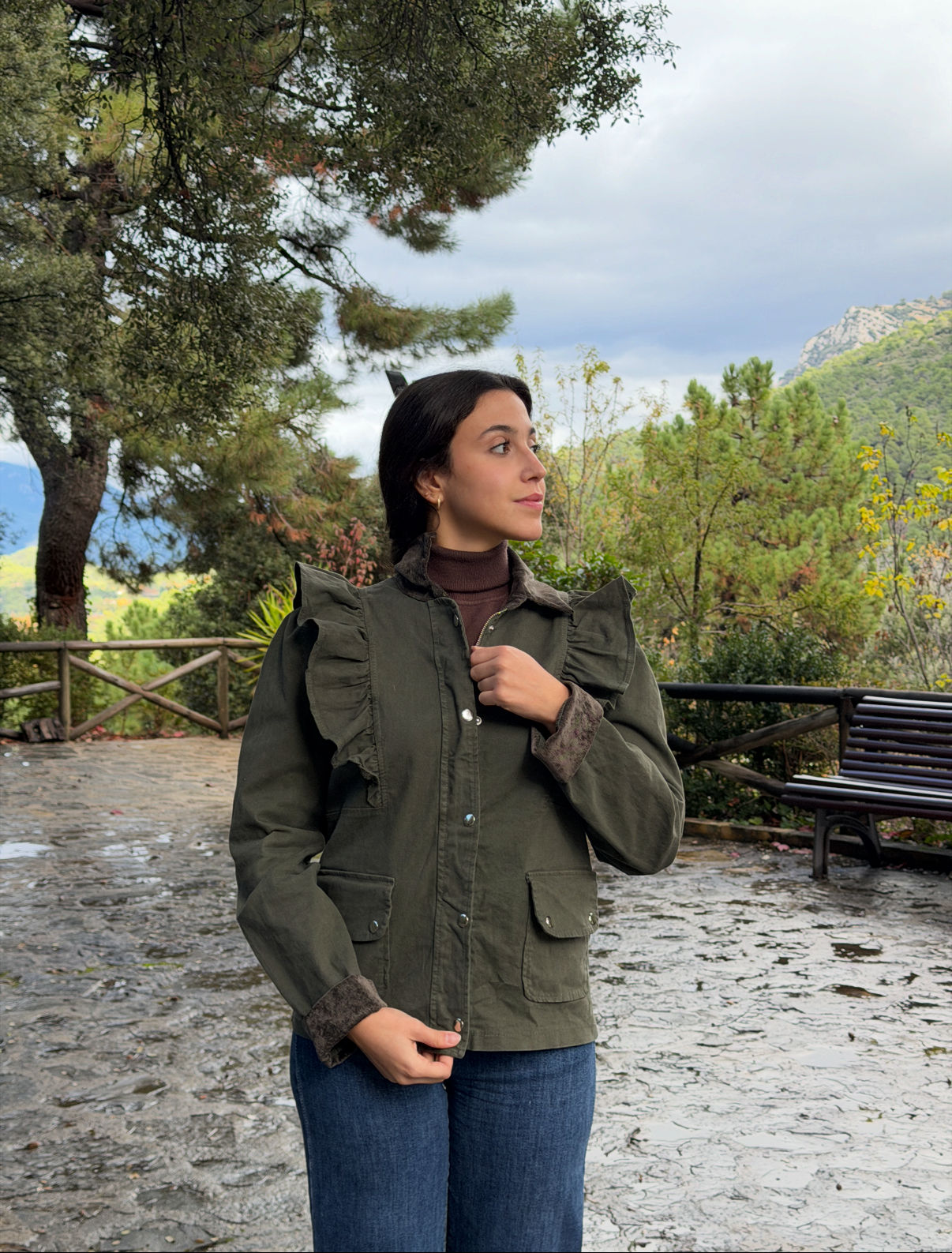 Chaqueta Nerea verde 