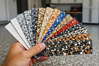 Epoxy flake options.
