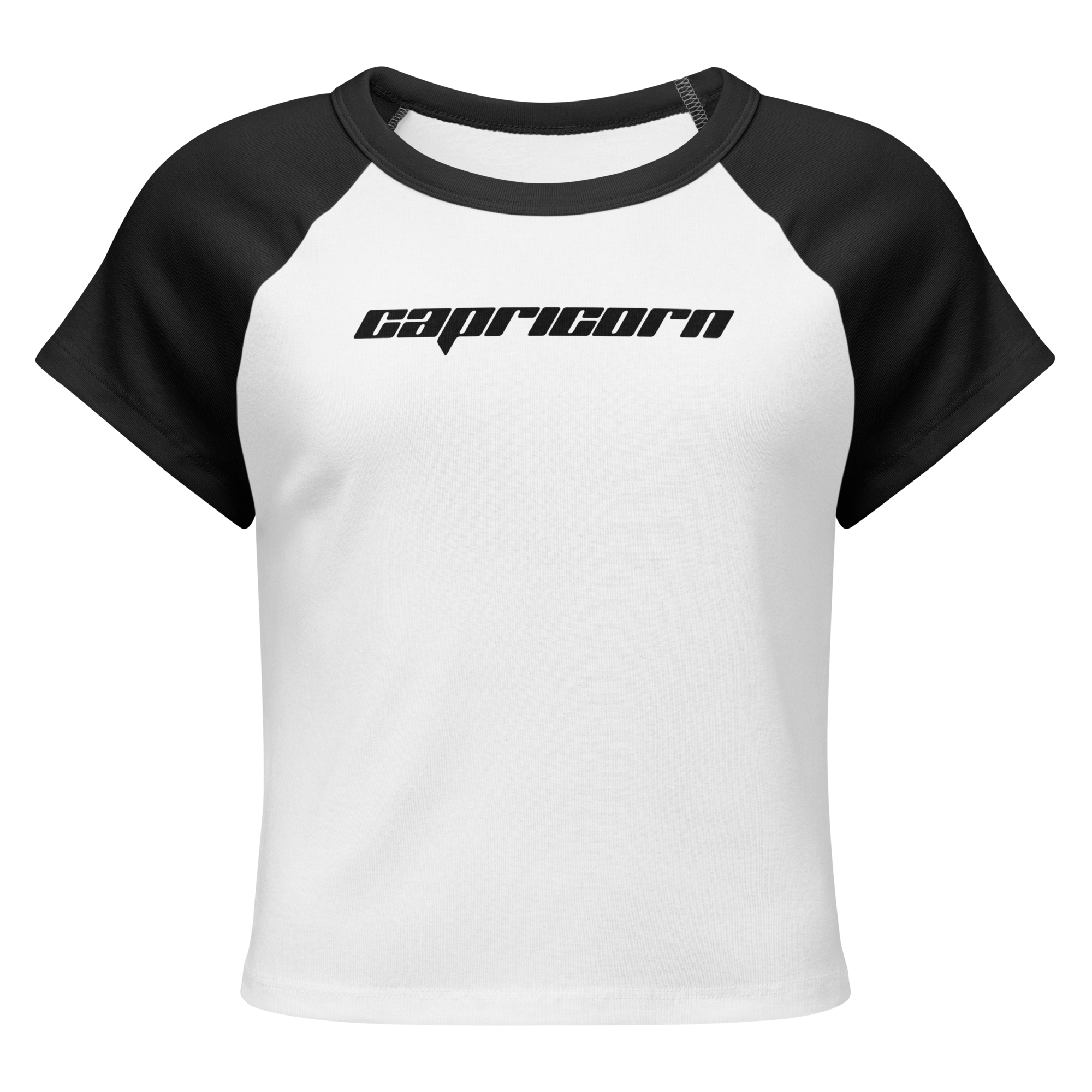 capricorn micro rib raglan baby tee