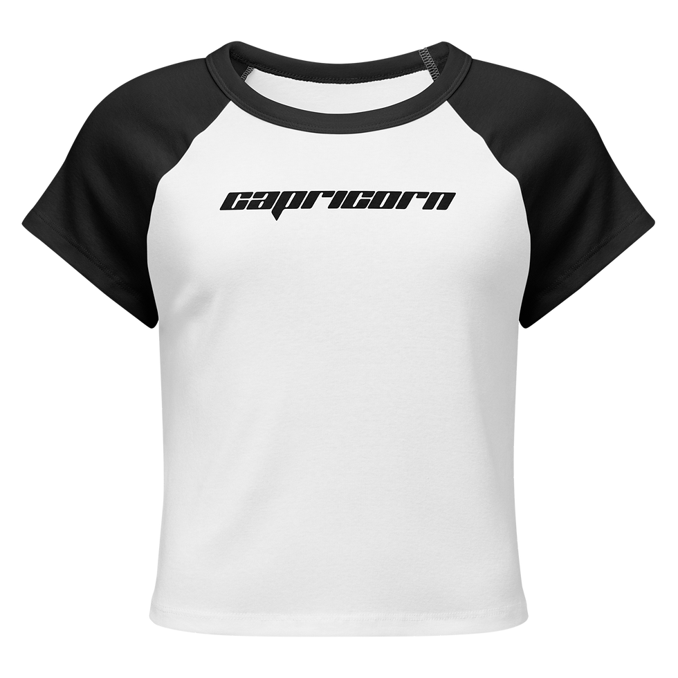 Thumbnail: capricorn micro rib raglan baby tee