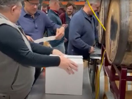 Packing Up Our Homemade Wine for Storage