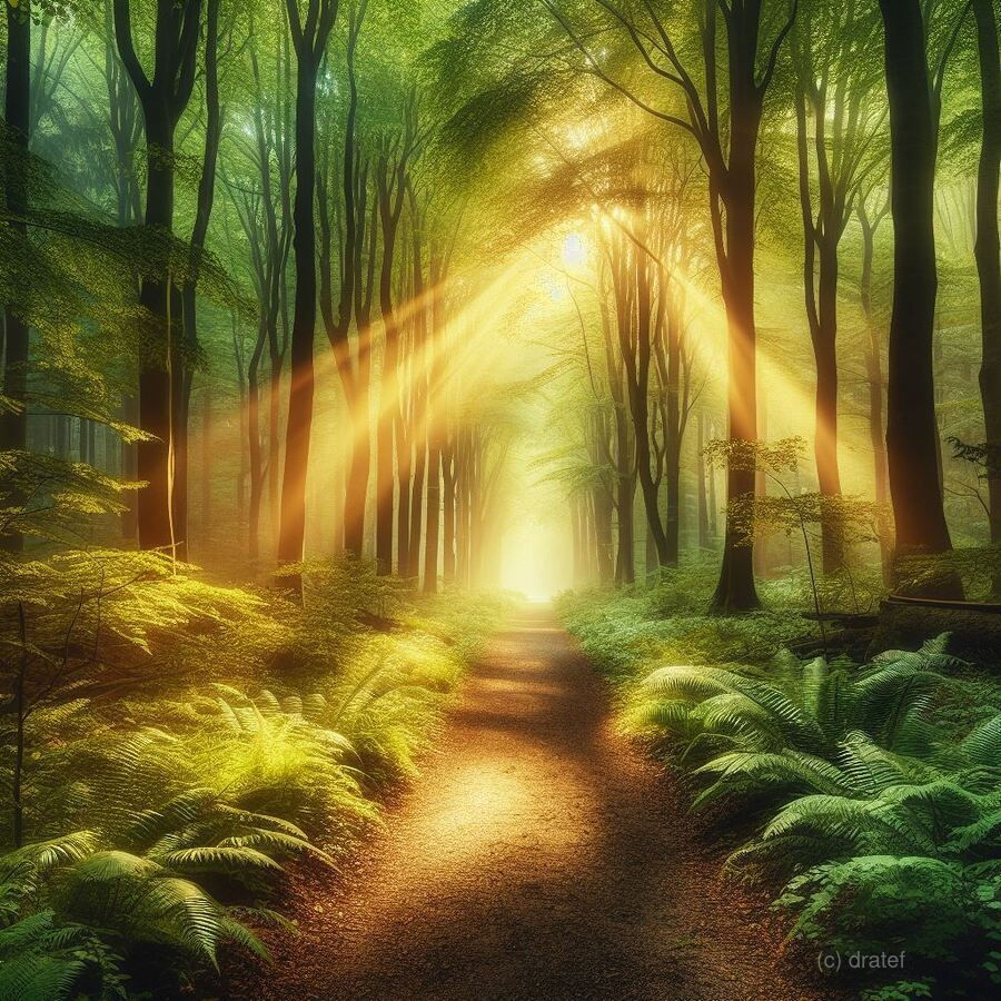 A minimal light-themed cover image showing a calm natural path under soft morning sunlight, symbolizing clarity, new beginnings, and intentional living.