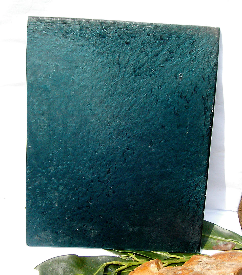 Miniature : Plate BLUE  with grains  *** RARE***