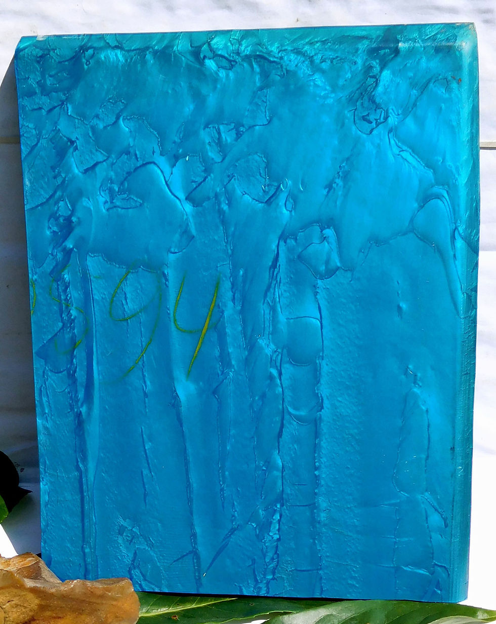 Miniature : ** SUPERB Block Old GALALITH ** BLUE CERULEEN  MARBLED