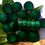 Miniature : Lot of 12 TOKENS Green Mélèze/Emeraud  -  Diam 27