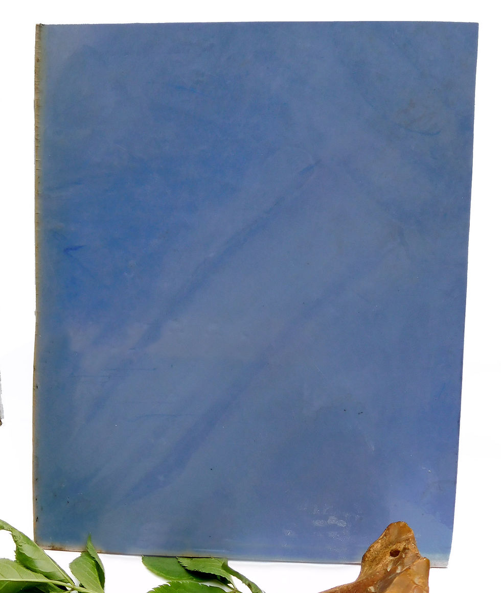 BEAUTIFUL Block Old GALALITH ** BLUE SKY NUANCED**