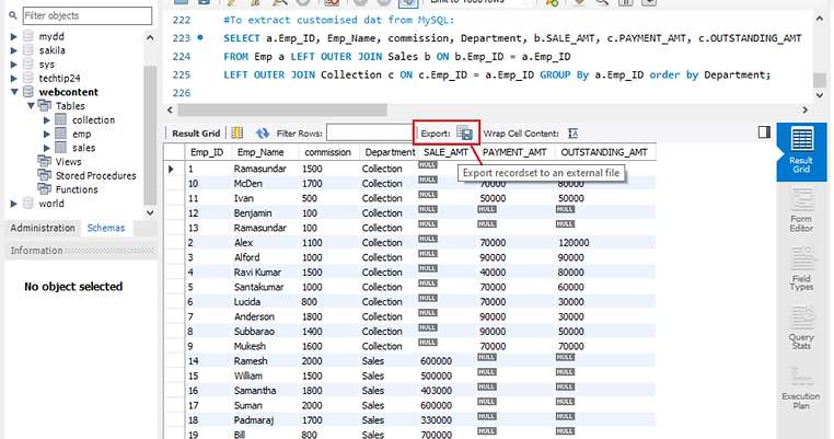 Extract SQLCust.report.png