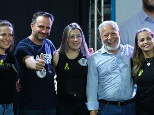 Laércio Torres fortalece pré-candidatura durante convenção de Marcos Rogério e amplia articulações no Cone Sul
