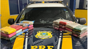 Em Vilhena, PRF apreende 25,6 kg de maconha 