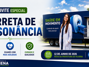 10 MIL RESSONÂNCIAS - 
Reinauguração da Carreta de Ressonância Magnética em Vilhena marca novo avanço na saúde pública
