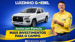 Deputado Luizinho Goebel destina R$ 265 mil para compra de caminhonete em Parecis