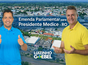 Luizinho Goebel viabiliza recursos para transformar a saúde em Presidente Médici