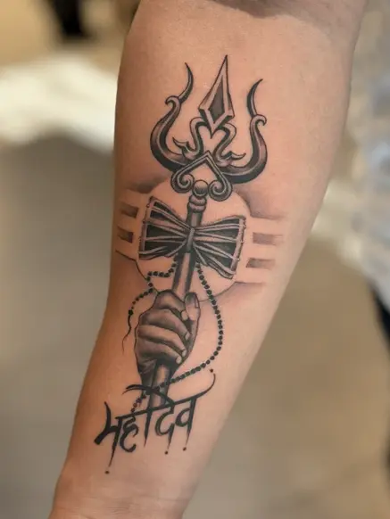mahadev trishul tattoo