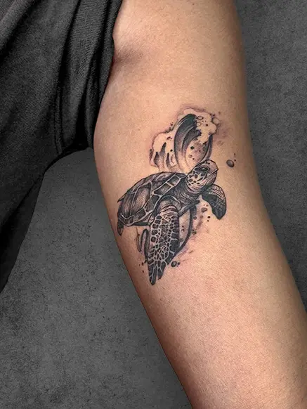 sea turtle tattoo