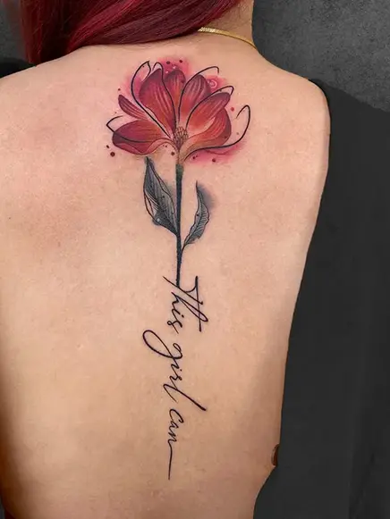 inspirational quote tattoo for women