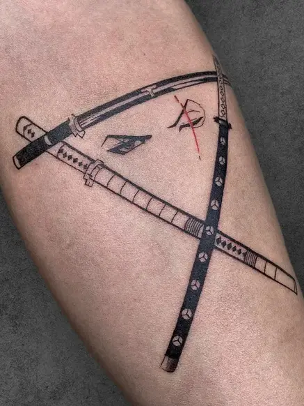 swords tattoo