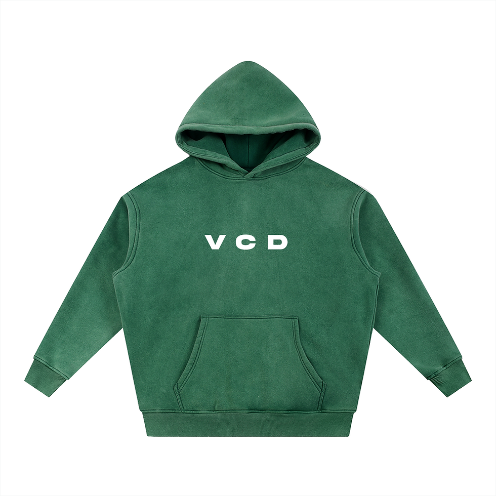 Thumbnail: Snow Wash Fleece Oversize Hoodie