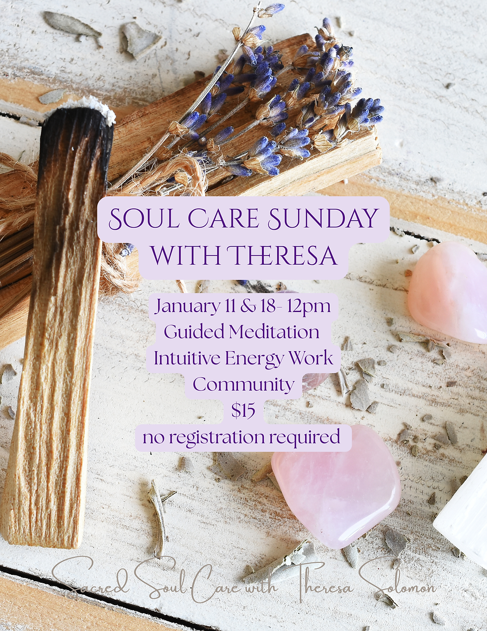 Soul Care Sundays with Theresa