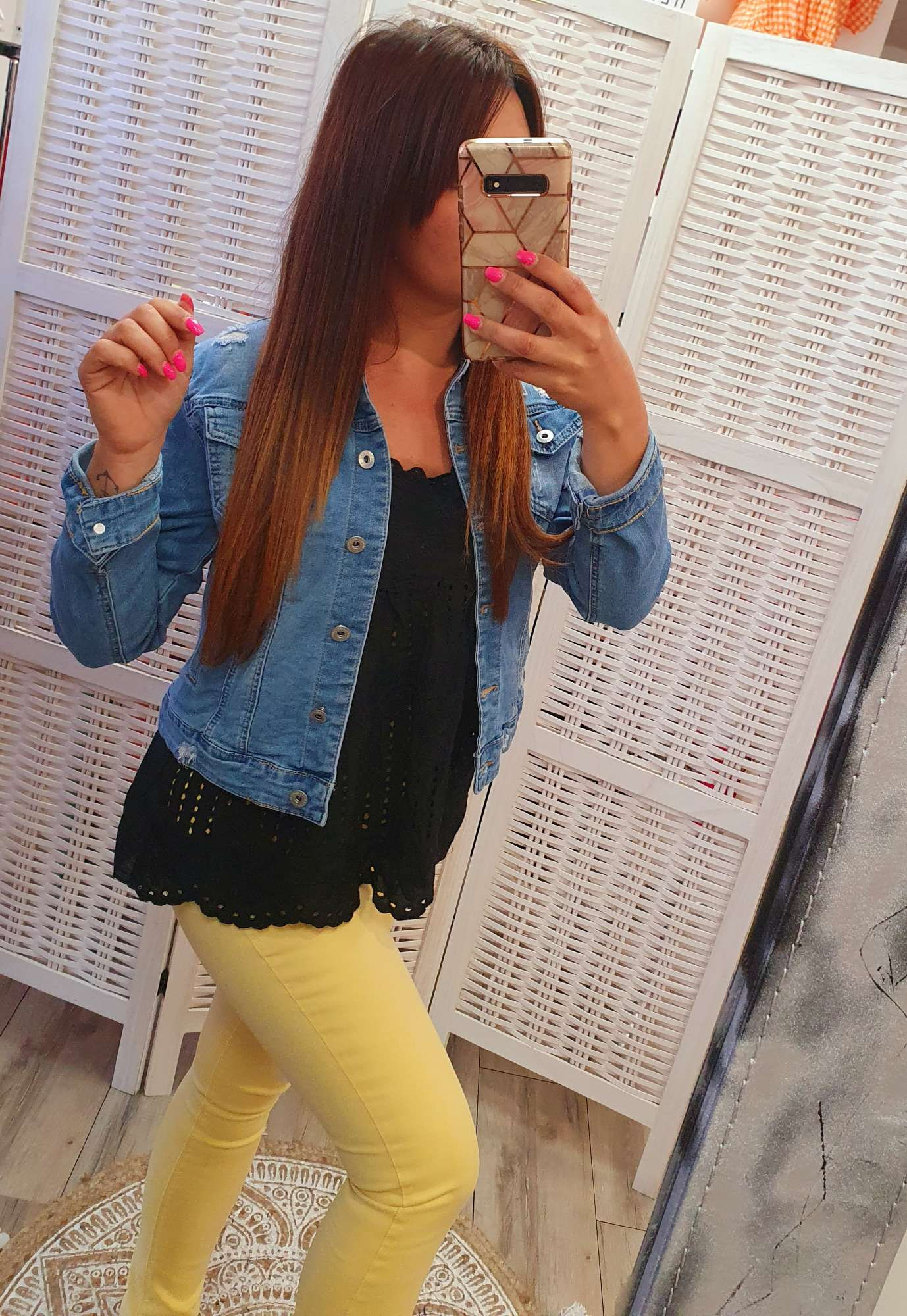 Veste en jean Paola