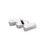 Thumbnail: Titanium Internally Threaded Prong Set Baguette CZ Diagonal 3-Cluster Top