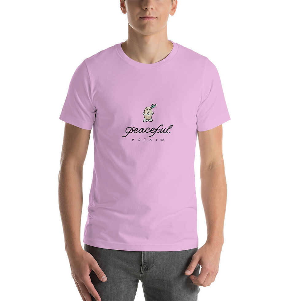 Thumbnail: Peaceful Potato Short-Sleeve Unisex T-Shirt