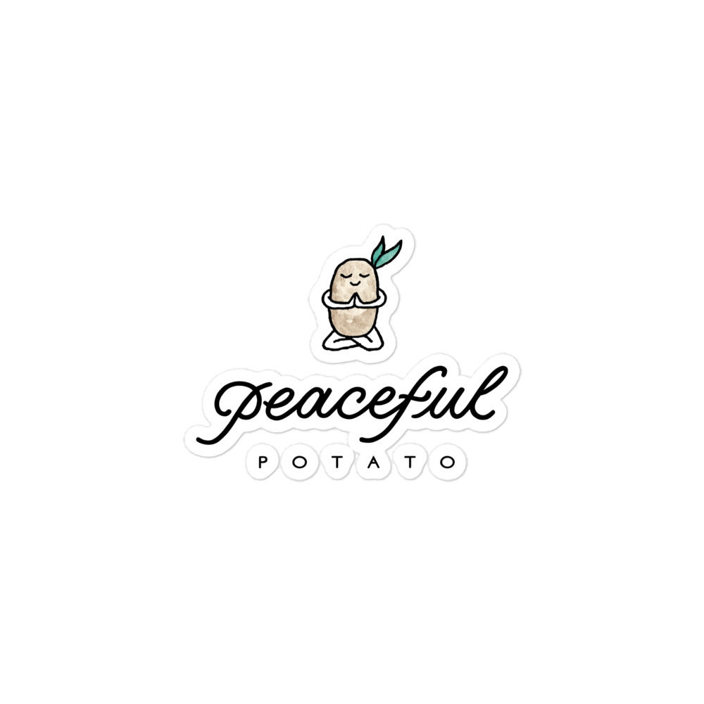 Peaceful Potato Bubble-free stickers