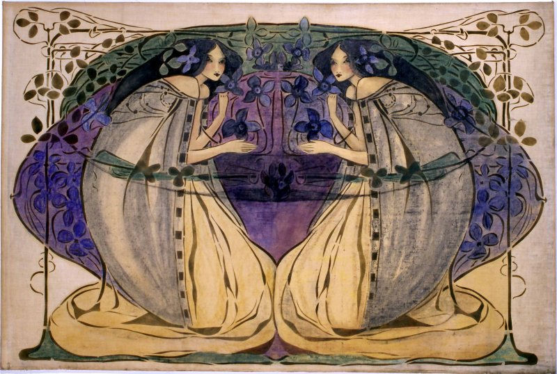 Les femmes de  #l'ArtNouveau et #l'ArtDéco