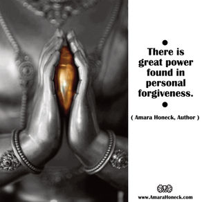 There is great power found in personal forgiveness.