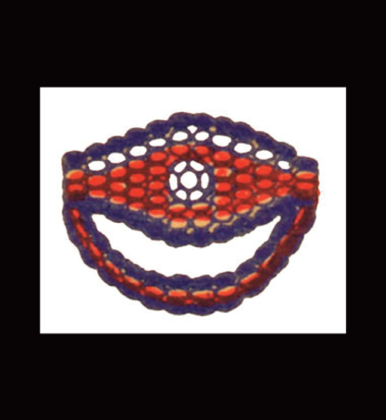 Vintage 1930s Lucky Ring Beading Pattern (1138)