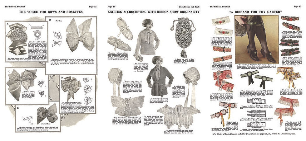 Thumbnail: Ribbon Art -- How to Make Hundreds of Vintage ...