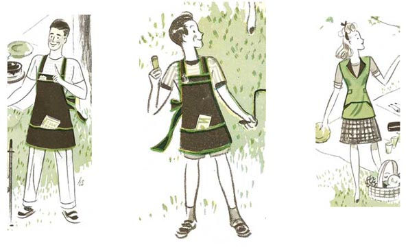Thumbnail: Aprons -- 21 Vintage Patterns and Styles