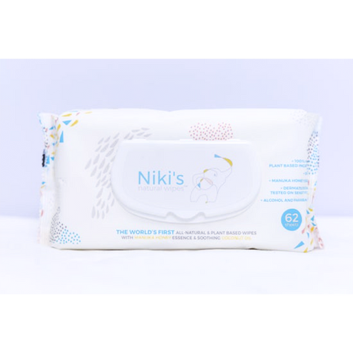 Niki's Natural Baby Wipes 62 sheets Bloom Naturals