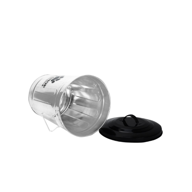 Thumbnail: Galvanized Container Trash Can
