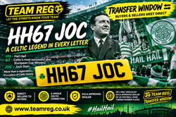 HH67 JOC Celtic Number Plate (On Retention)