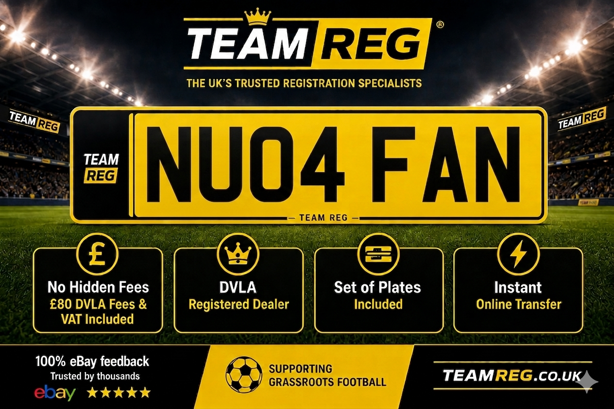 NU04 FAN Newcastle United Personal Number Plate