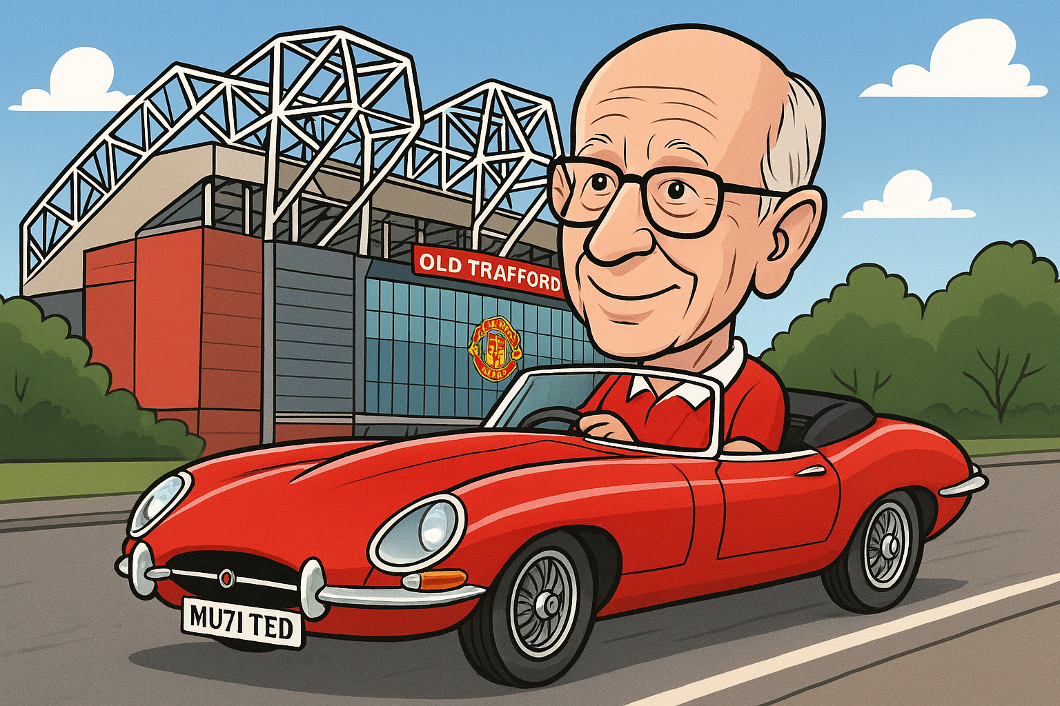 Man Utd Personal Number Plate MU71 TED