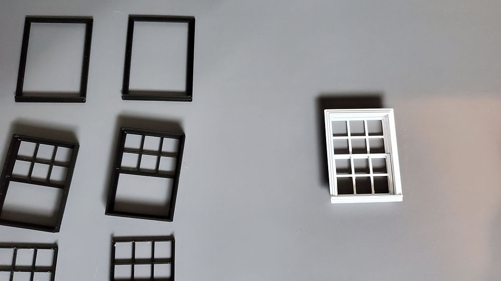 1/24 or 1/25 Scale Windows For Garage or House Dioramas (4) G Scale ...