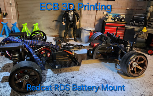 ECB 3D Printing Battery Mount for the Redcat RDS drift car | ECB 3D ...