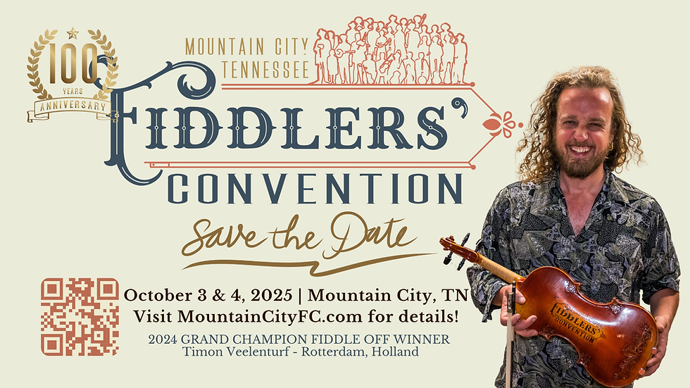 Mountain City Fiddlers Convention Save the Date