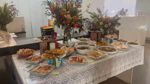 Bespoke Grazing Tables for Exhibition Openings