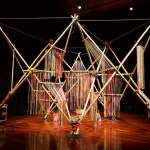 Bamboo Loom by Slow Art Collective