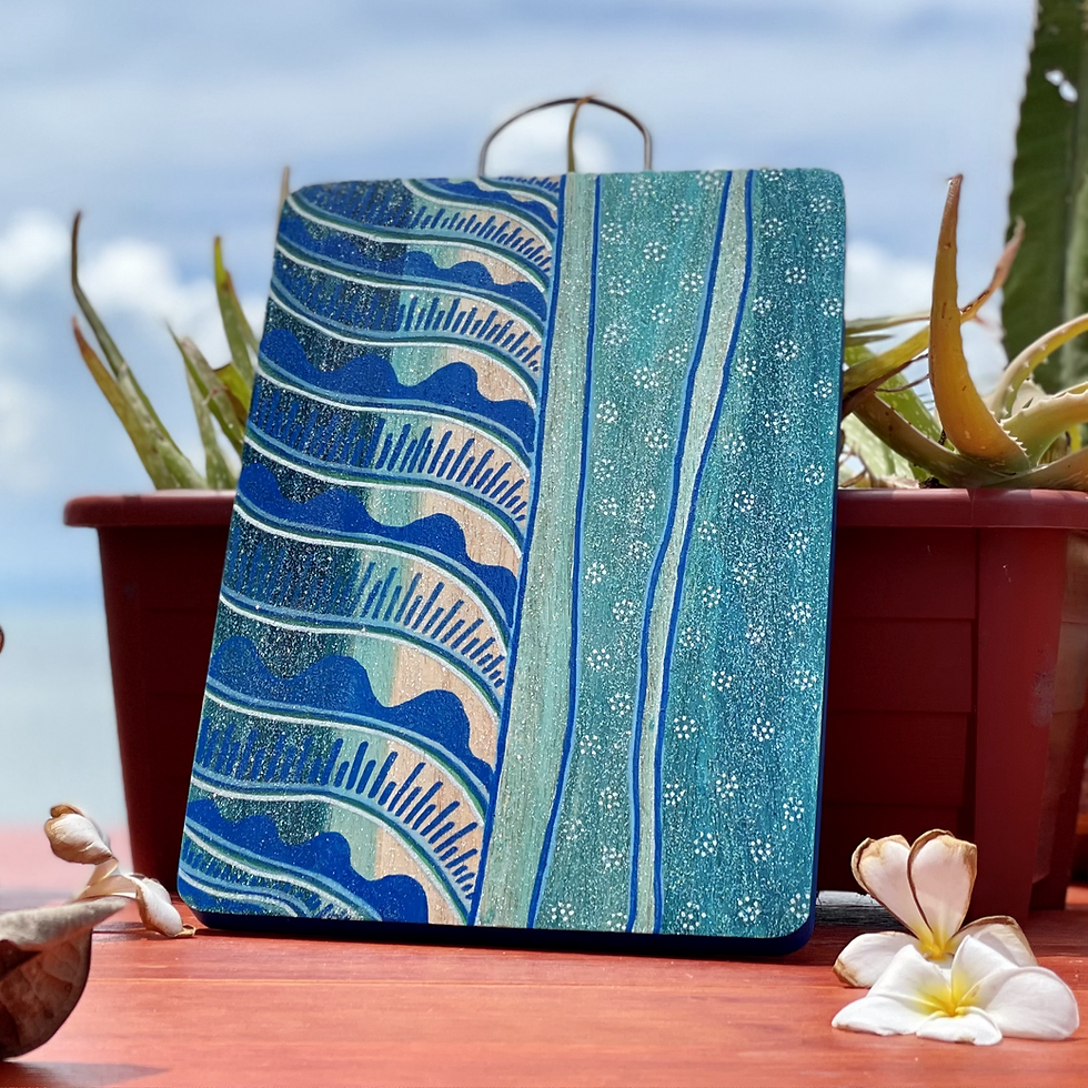 Thumbnail: Platter - L w/ Metal Handle - Bounty Blue