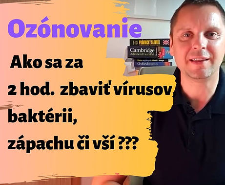 Dezinfekci ozonom, ozonovane, ozonizacia