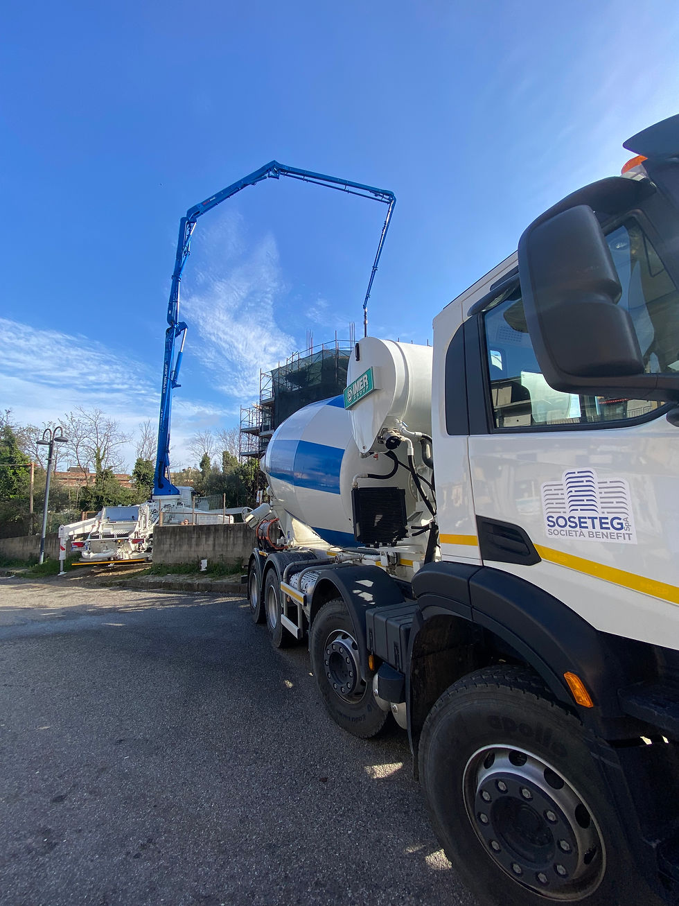 🏗️Dalla produzione al trasporto, fino al pompaggio in cantiere: