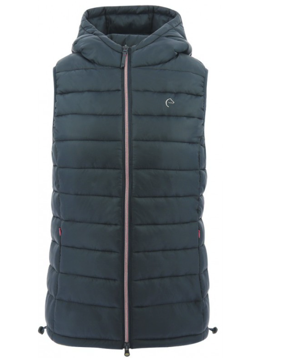 Thumbnail: EQUITHÈME "LEXY" PADDED VEST WITH HOOD - LADIES