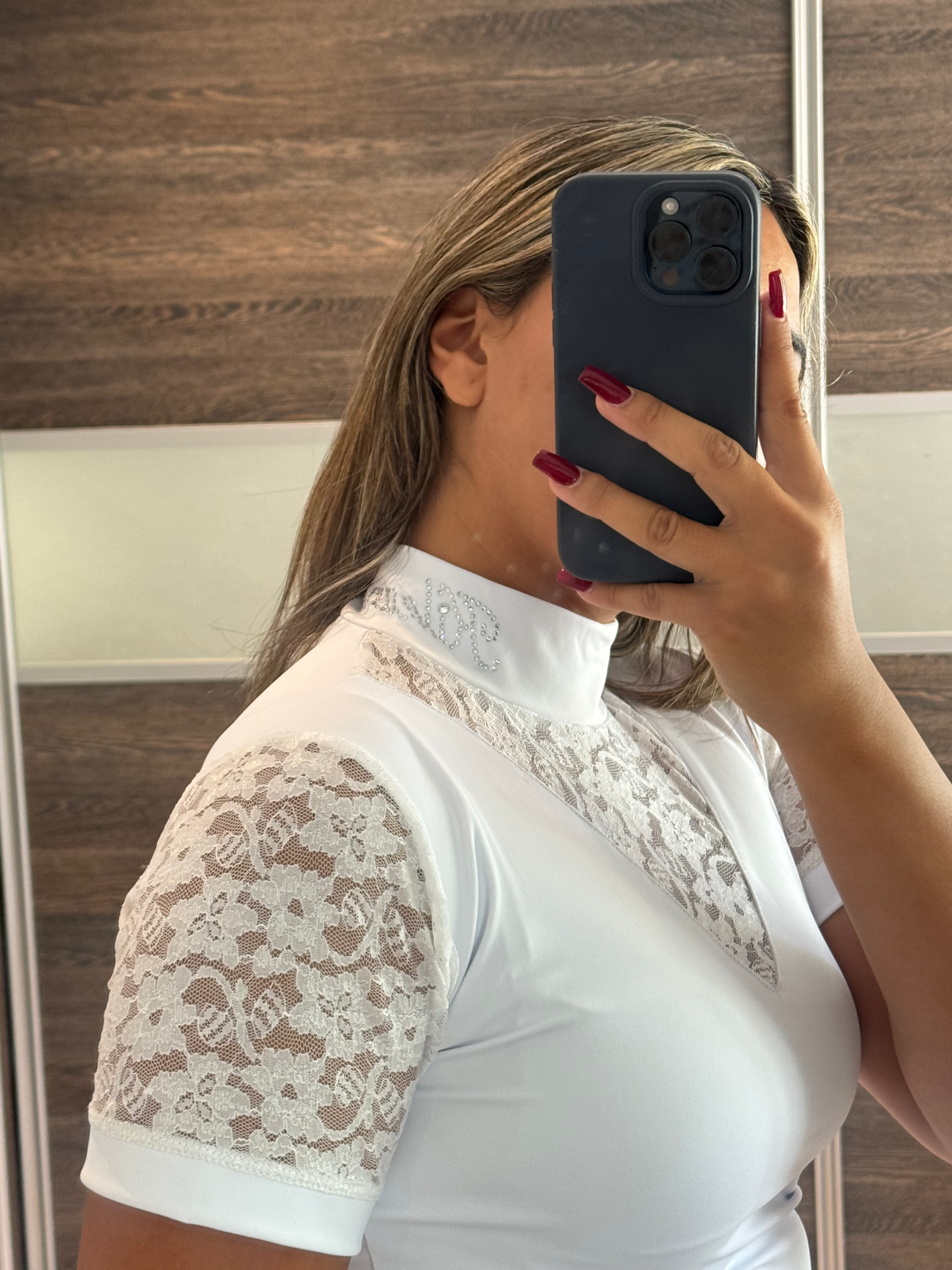 Kilean equine luxury lace show shirt