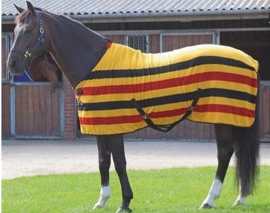 Traditional Newmarket Stripe Fleece Rugs