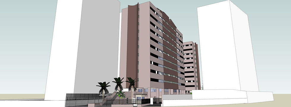 MAQUETE GREEN BEACH estudo de cores licor de chocolate x tempestade 2