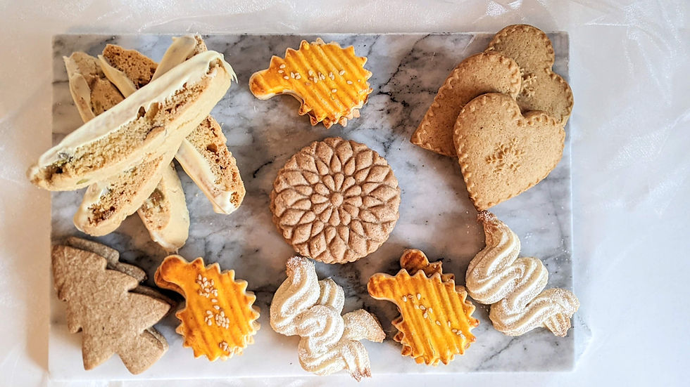 Christmas mix cookie box