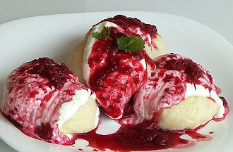 Czech fruit dumplings (strawberry) - Czechia